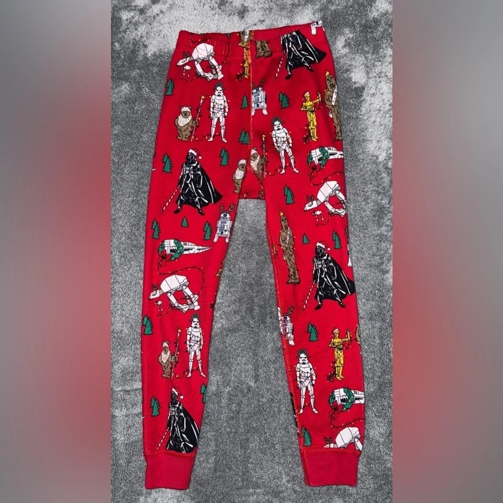 HANNA ANDERSSON Star Wars Character Kids Pajama Pants in Red Size 5